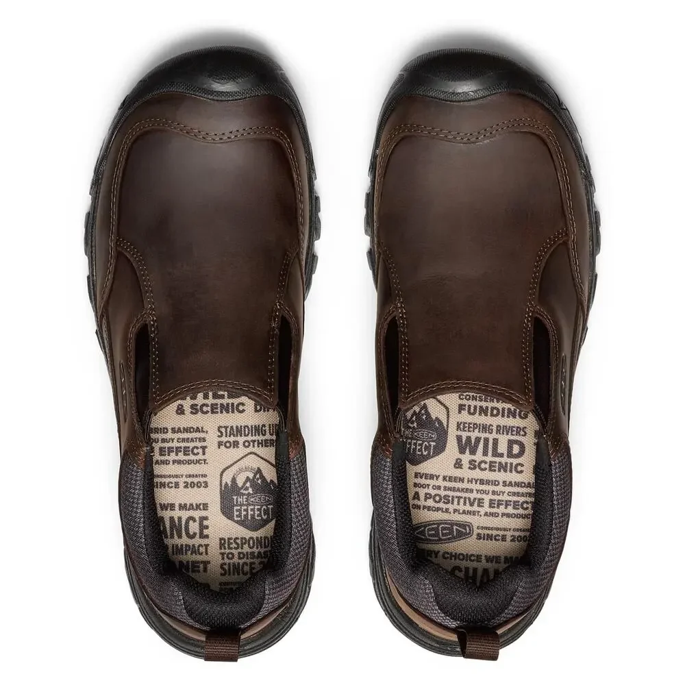 NWT KEEN Men's Targhee 3 Slip-On Leather Mules Dark Earth Mulch Size 11